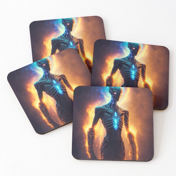 Item preview, Ancient Alien – Extraterrestrial Creator Being | Cosmic Sci-Fi Art designed and sold by czki.