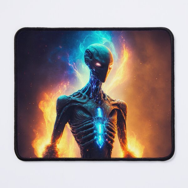 Item preview, Ancient Alien – Extraterrestrial Creator Being | Cosmic Sci-Fi Art designed and sold by czki.