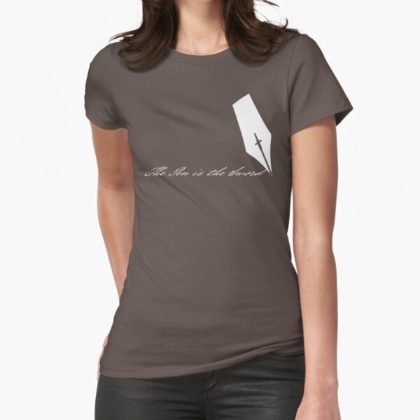 The pen is the Sword Fitted T-Shirt