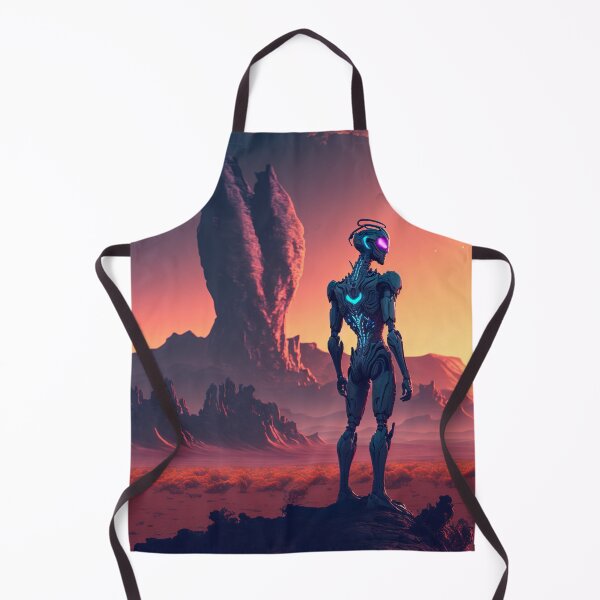 Item preview, Future Robot – Sci-Fi Explorer on Mars | Red Planet Tech Art designed and sold by czki.