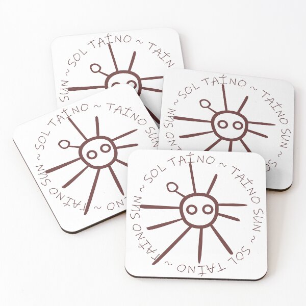 Item preview, Taino Sun Puerto Rico Tainos Symbols Brown designed and sold by byDarling.