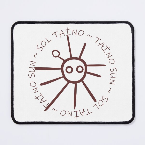 Item preview, Taino Sun Puerto Rico Tainos Symbols Brown designed and sold by byDarling.