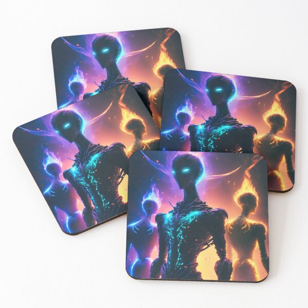 Item preview, Alien Trinity – Disagreement at the Dawn of Creation | Ancient Astronaut Sci-Fi Art designed and sold by czki.
