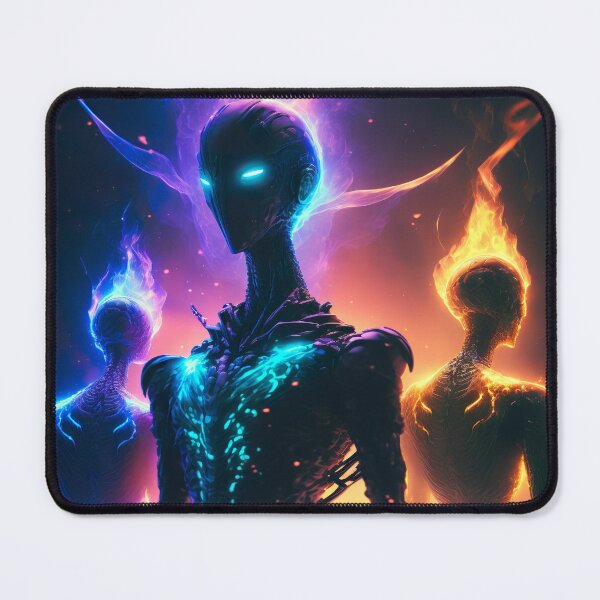Item preview, Alien Trinity – Disagreement at the Dawn of Creation | Ancient Astronaut Sci-Fi Art designed and sold by czki.