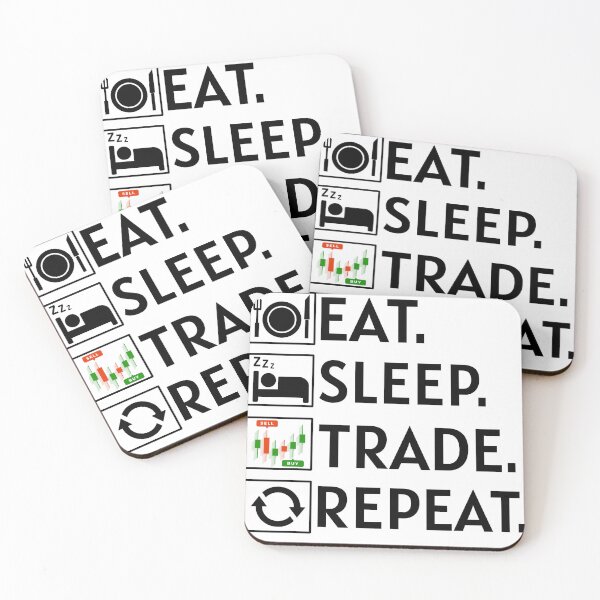 Item preview, Eat Sleep Trade Repeat - Trading Stocks and Crypto  designed and sold by Lidoverse.