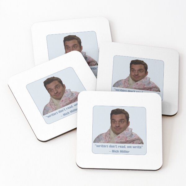 Item preview, Los escritores no leen, escribimos - Nick Miller designed and sold by flufffycows.