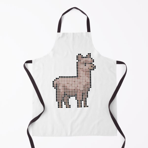 Item preview, Pixeled alpaca (rose) designed and sold by Brain Fart Buffet.