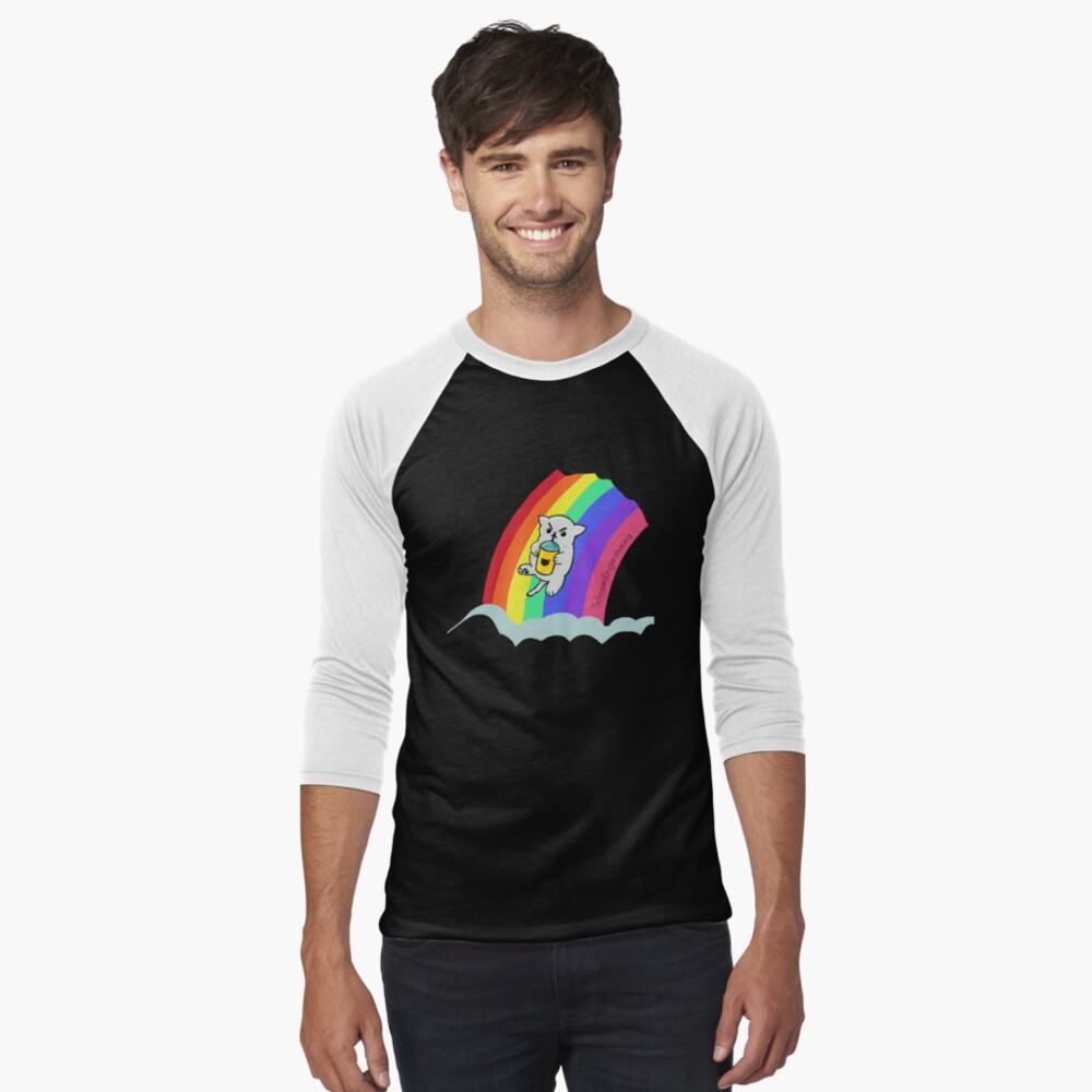 Artikel-Vorschau von Baseballshirt mit 3/4-Arm, designt und verkauft von Boxcats.