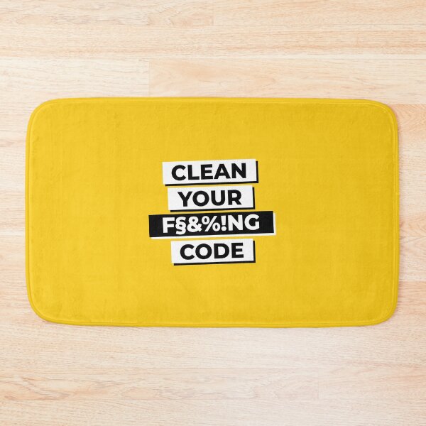 Item preview, CLEAN YOUR F§ &%! NG CODE designed and sold by kode-on-kanvas.