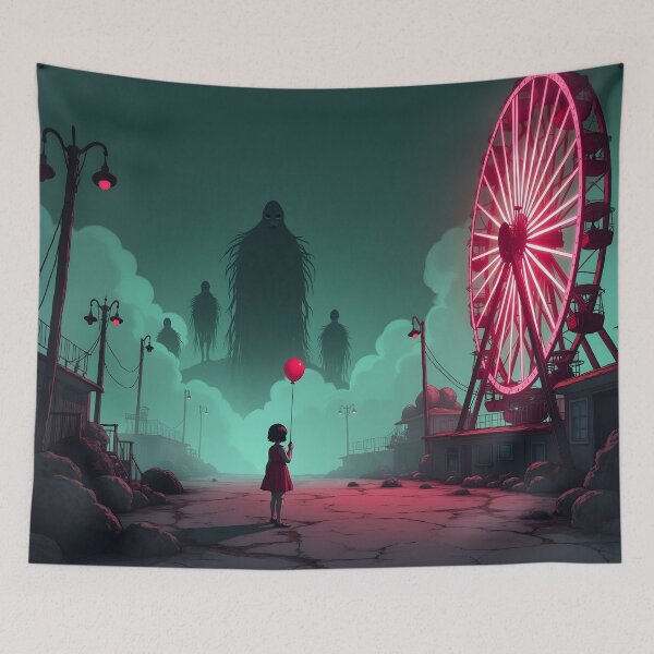 Item preview, Whispers of the Ferris Wheel designed and sold by AlienInkvasion.