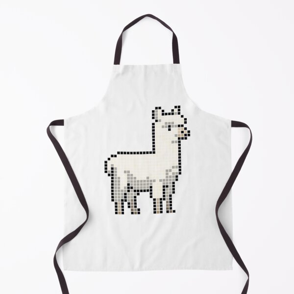 Item preview, Copy of Pixeled alpaca (white) designed and sold by Brain Fart Buffet.