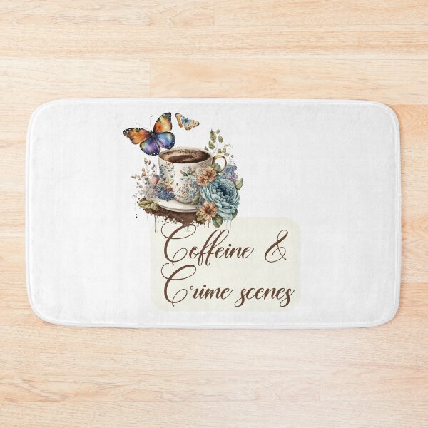 Item preview, Floral  Coffee and Crime Scenes designed and sold by EmeraldeaArt.