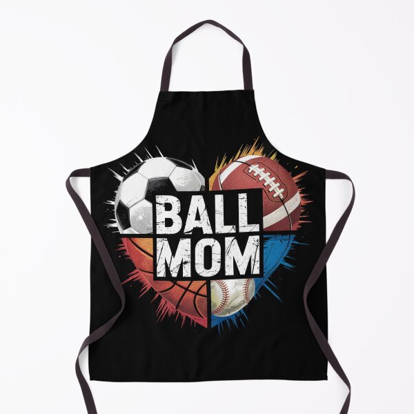 Item preview, Mom Of Both Heart Soccer Baseball designed and sold by Print_Fuse.