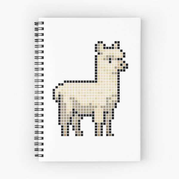 Item preview, Pixeled alpaca (beige) designed and sold by Brain Fart Buffet.