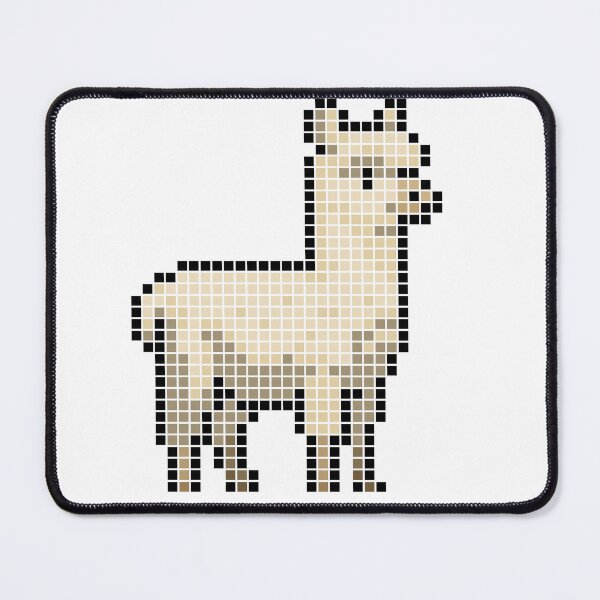 Item preview, Pixeled alpaca (beige) designed and sold by Brain Fart Buffet.