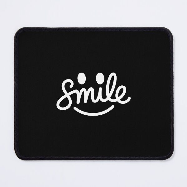 Item preview, Minimalist “Smile” Script with Eyes T-Shirt Design designed and sold by Hooodify.