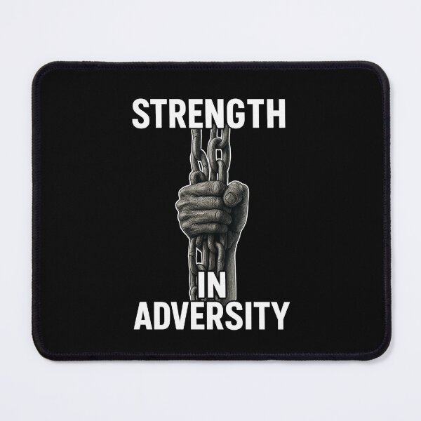 Item preview, Strength in Adversity – Gripping Hand with Chains | Bold Motivational Art designed and sold by Chroma Myst.