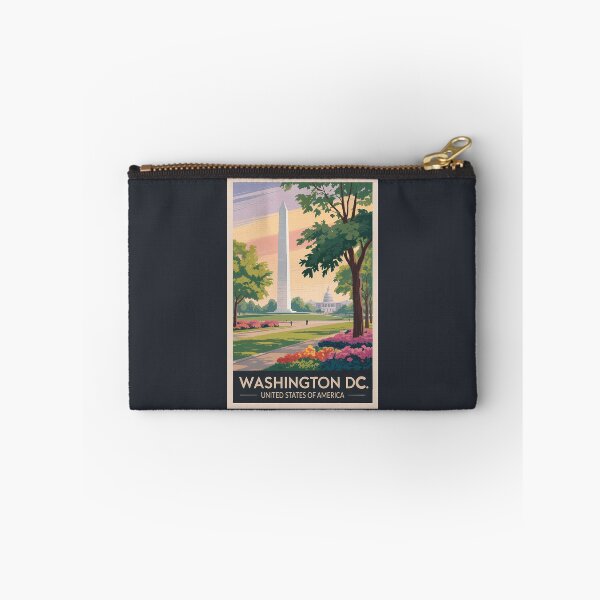 Item preview, Washington DC Illustration Travel Art Vintage designed and sold by KrisSidDesigns.