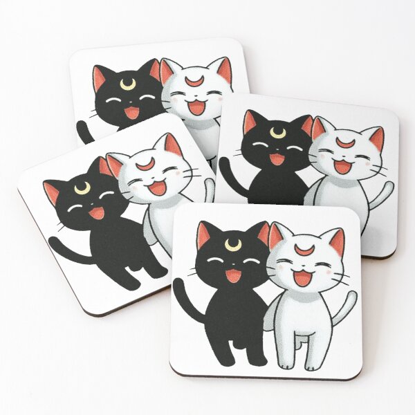 Item preview, Smiling Luna and Artemis designed and sold by pastel.moonwave.
