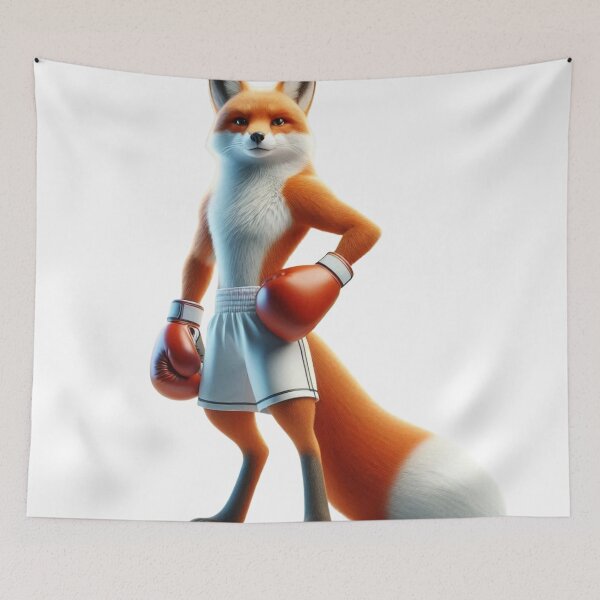 Item preview, Boxing Fox Champion designed and sold by Martial-Art-23.