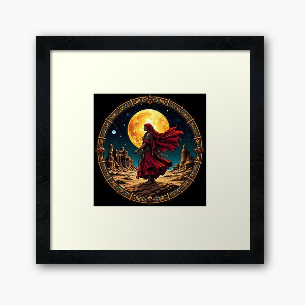 Vista previa del artículo con la obra «Soberano solar», diseñado y vendido por Mystic Fantasy.