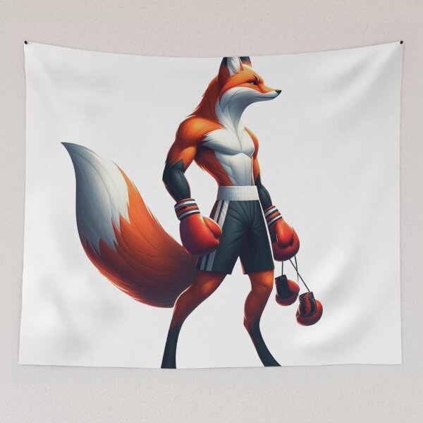 Item preview, Fox Boxing Champion designed and sold by Martial-Art-23.