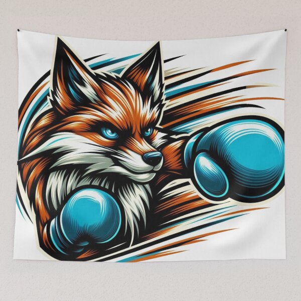 Item preview, Boxing Knockout Fox designed and sold by Martial-Art-23.
