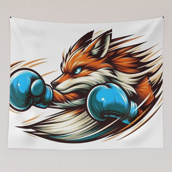 Item preview, Knockout Boxing Fox designed and sold by Martial-Art-23.