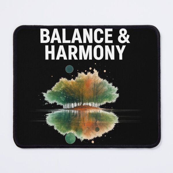 Item preview, Balance & Harmony – Cosmic Nature Reflection Art | Minimal Zen Design designed and sold by Chroma Myst.