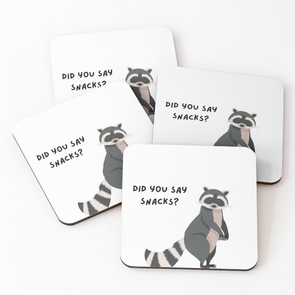 Item preview, Snack Racoon designed and sold by UniqueNewYork42.