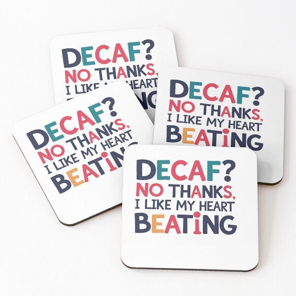 Item preview, No Decaf designed and sold by SINTAPUJOS.