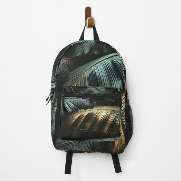 Item preview, Midnight Jungle – Dark Tropical Banana Leaf Art designed and sold by czki.