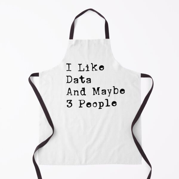 Item preview, I Like Data And Maybe 3 People typewriter-style text design designed and sold by EmeraldeaArt.