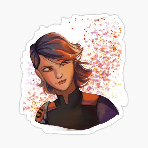 Vista previa del artículo con la obra «Sabine Wren», diseñado y vendido por KPArtsandStuff.