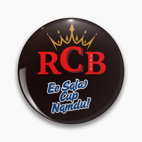 Item preview, RCB Champions 2025 – Ee Sala Cup Namdu ! Victory Crown Design designed and sold by Twin-StudioX.
