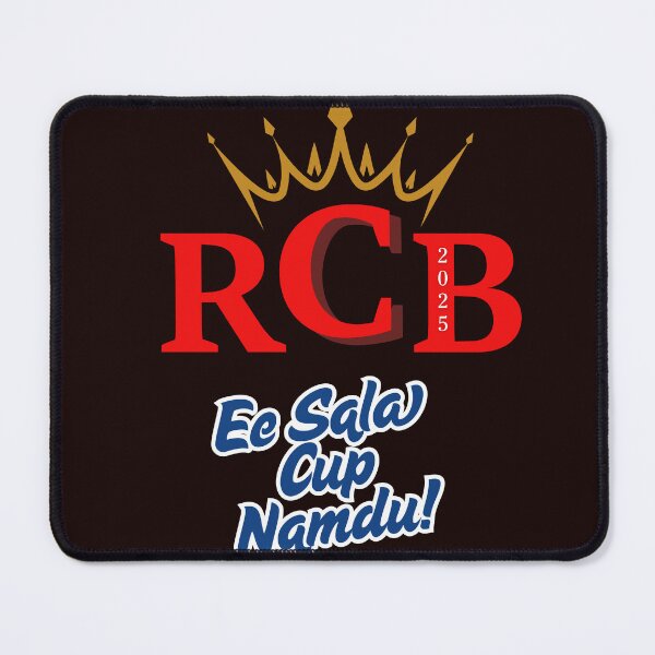 Item preview, RCB Champions 2025 – Ee Sala Cup Namdu ! Victory Crown Design designed and sold by Twin-StudioX.