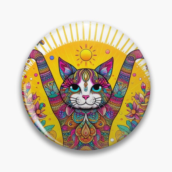 Item preview, Psychedelic Spiritual Cat 5 designed and sold by CatManDrew.
