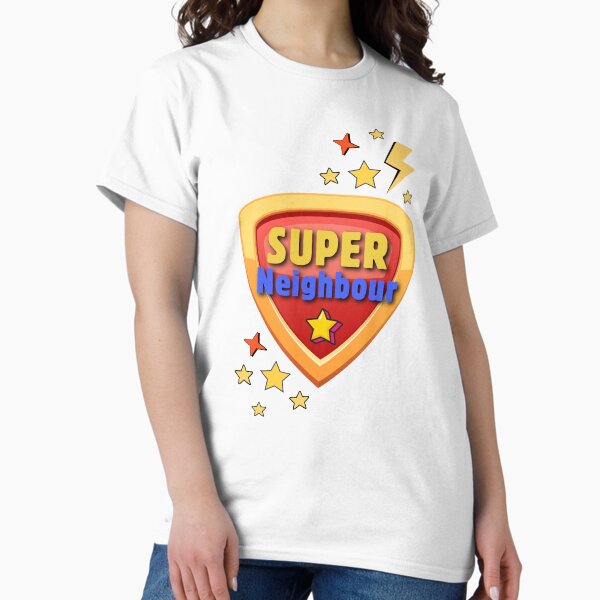 Aperçu de l'œuvre Conception du logo Super Neighbour Hero créée et vendue par Daisy-Fox.