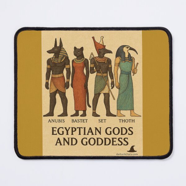 Artikelvorschau, Anubis, Bastet, Set & Thoth: Vereinte alte Mächte entworfen und verkauft von Dark Witchery.