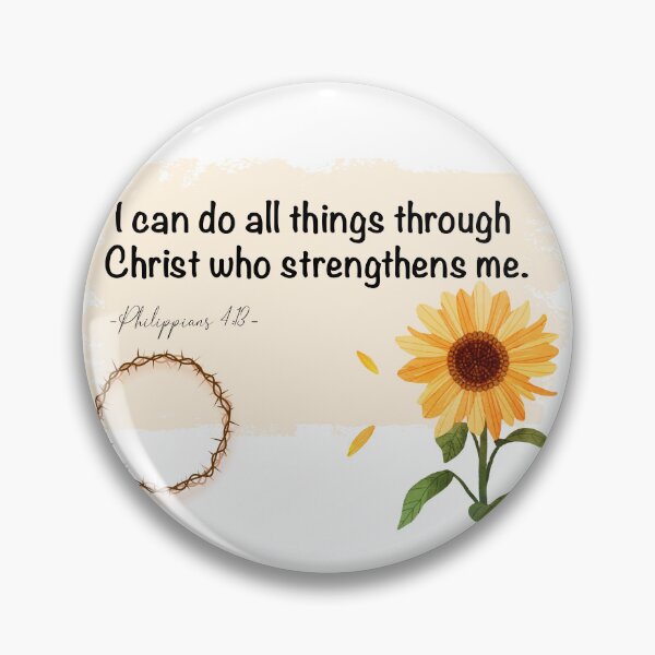 Item preview, I can do all things through Christ who strengthens me. designed and sold by Jessichan777.