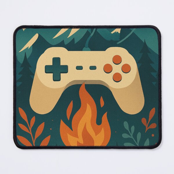 Item preview, Pixel Flame in the Mountains designed and sold by Dabis26.