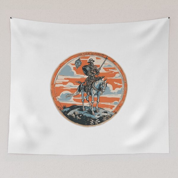 Item preview, Don Quixote de la Mancha sticker, by Miguel de Cervantes designed and sold by Filologica.