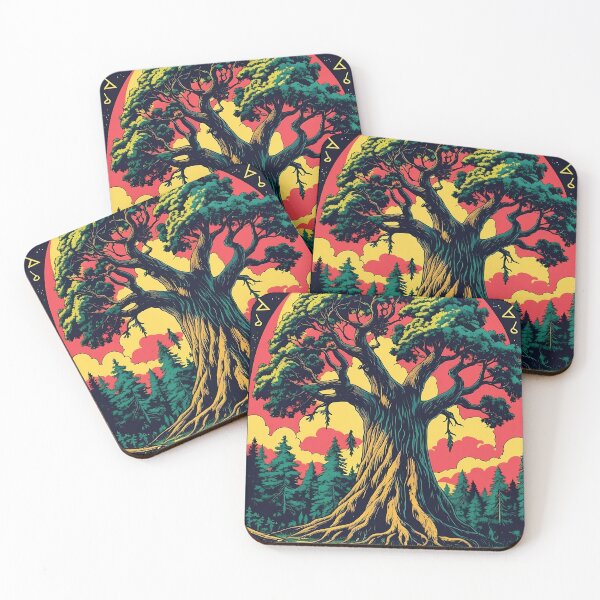 Item preview, Ancient Tree Pagan Pop Art, Scythianshead design  designed and sold by Scythianshead .