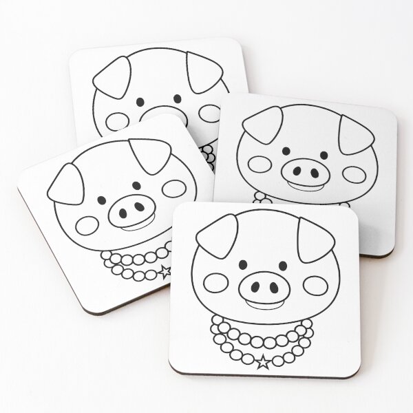 Item preview, Double Collared Pig designed and sold by Kiyomizu touch.