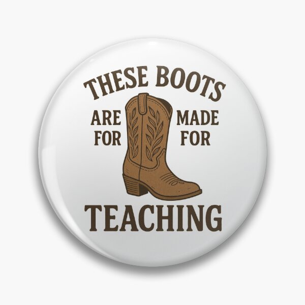 Item preview, Estas botas están hechas para enseñar – Camisa de profesora occidental designed and sold by KrissGraphShop.
