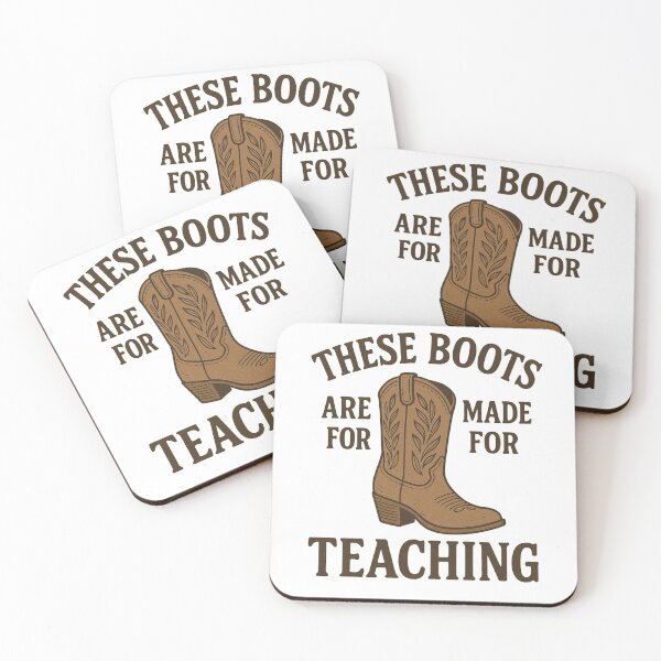 Item preview, These Boots Are Made for Teaching – Western Teacher Shirt designed and sold by KrissGraphShop.
