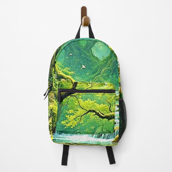 Item preview, Lush Jungle Waterfall Bliss designed and sold by Health And Fitness Posts e-Store.
