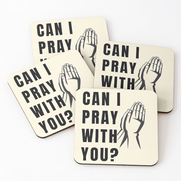 Item preview, Can I Pray with You? - Praying Hands designed and sold by binspired2shop.