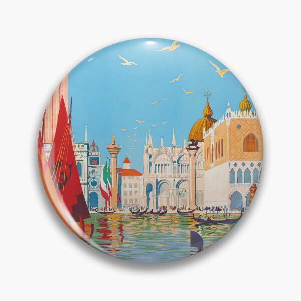 Item preview, Travel Advertising Poster Venice Italy Vintage   designed and sold by TeeARTHY.