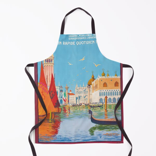 Item preview, Travel Advertising Poster Venice Italy Vintage designed and sold by TeeARTHY.